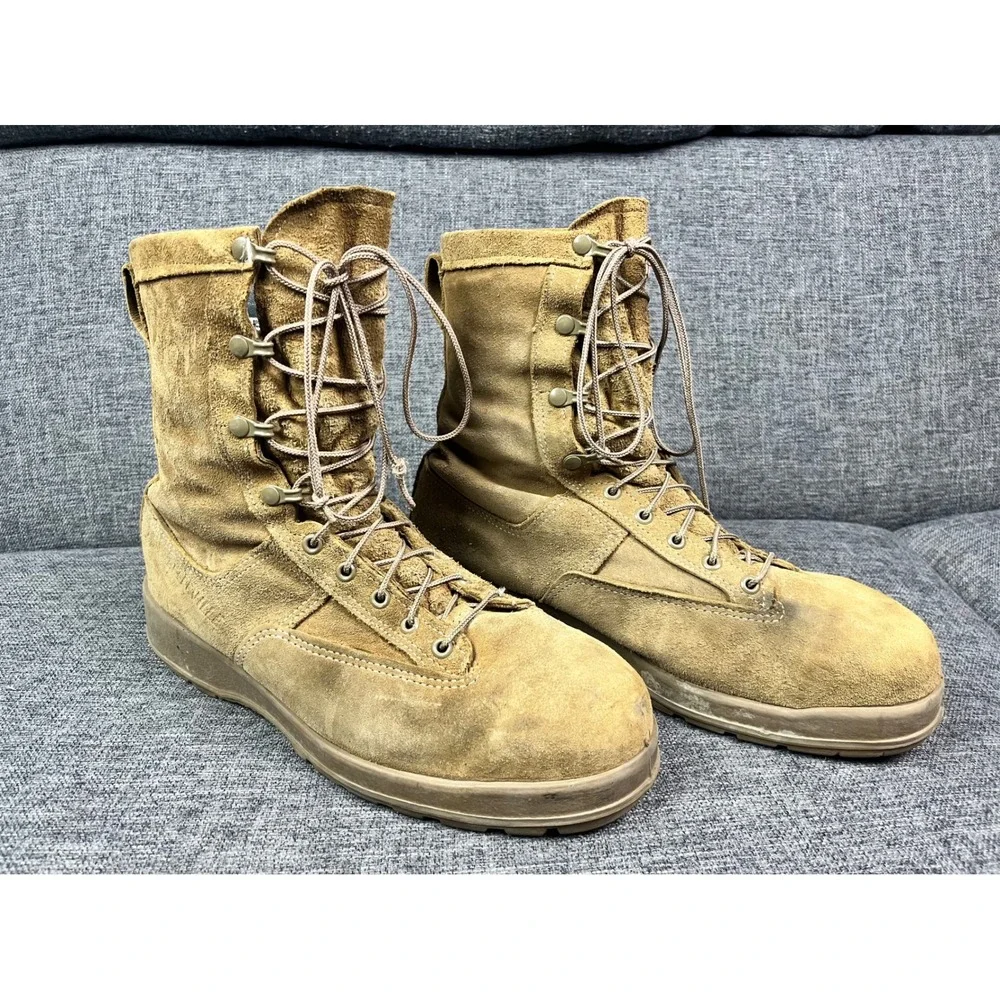 Belleville C775ST Mens 12.5 R Gore-Tex 600g Insulated Steel Toe Combat Boots Tan